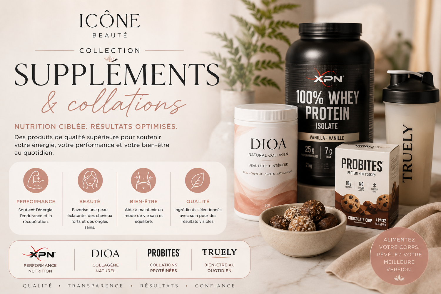 SUPPLÉMENTS & COLLATIONS