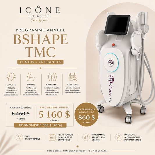 ABONNEMENT ANNUEL BSHAPE TMC — 12 MOIS