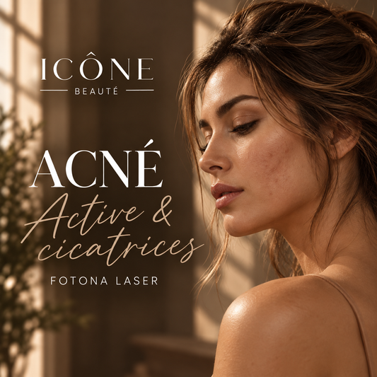 Visuel illustratif Icône Beauté — ACNÉ : Active & cicatrices.