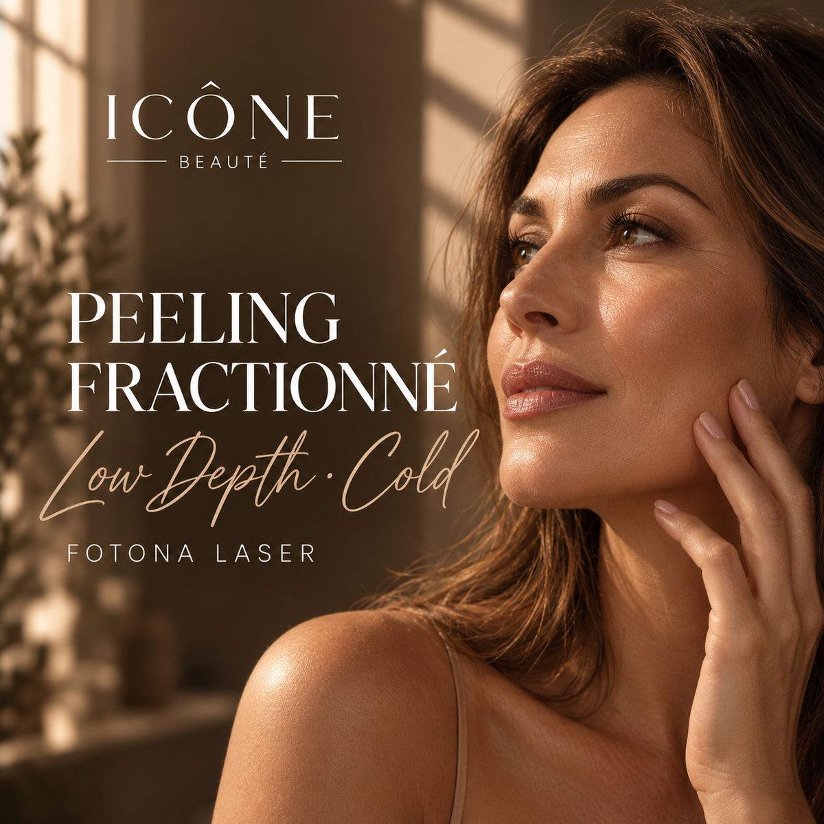 Visuel illustratif Icône Beauté — PEELING FRACTIONNÉ : Low Depth · Cold.