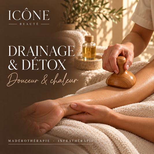 DRAINAGE & DÉTOX — Douceur & chaleur | Icône Beauté