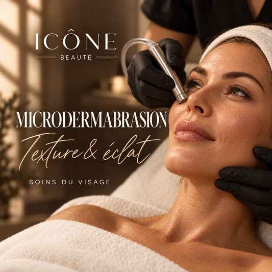Visuel illustratif Icône Beauté — MICRODERMABRASION : Texture & éclat.