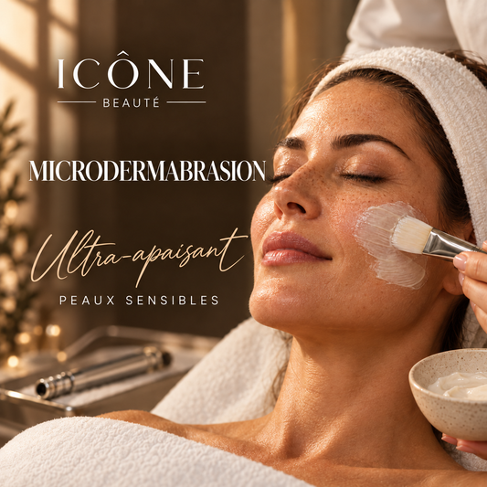 Visuel illustratif Icône Beauté — MICRODERMABRASION : Ultra-apaisant.