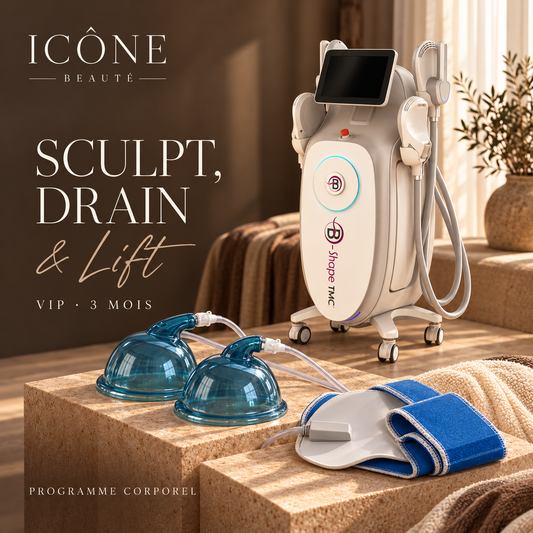 Visuel illustratif Icône Beauté — SCULPT, DRAIN : & Lift.