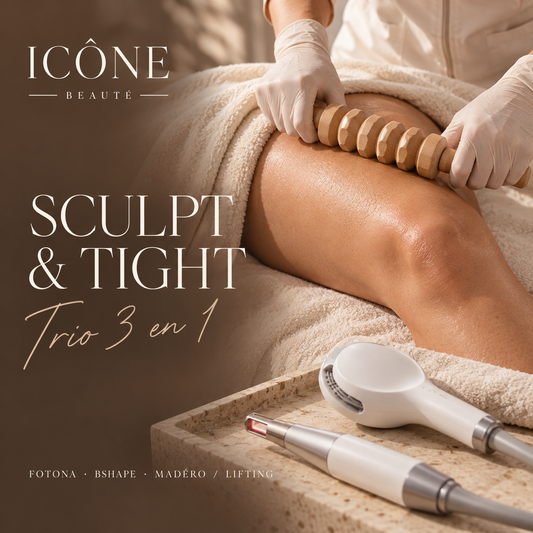 Visuel illustratif Icône Beauté — SCULPT & TIGHT : Trio 3 en 1.